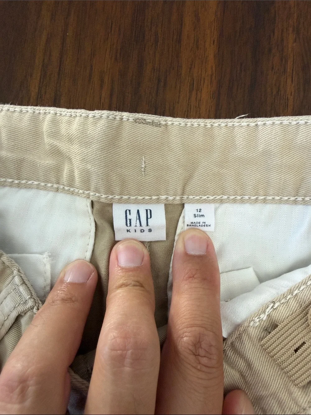 Boys Khaki Casual Pants - Beige Chino